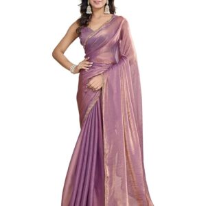 Women’s Two Tone Fendy Chiffon Saree with Blouse